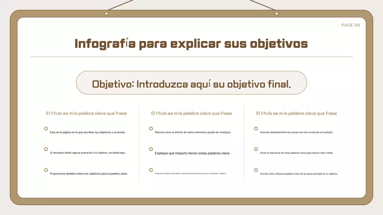 Plantilla Beige Anuncio