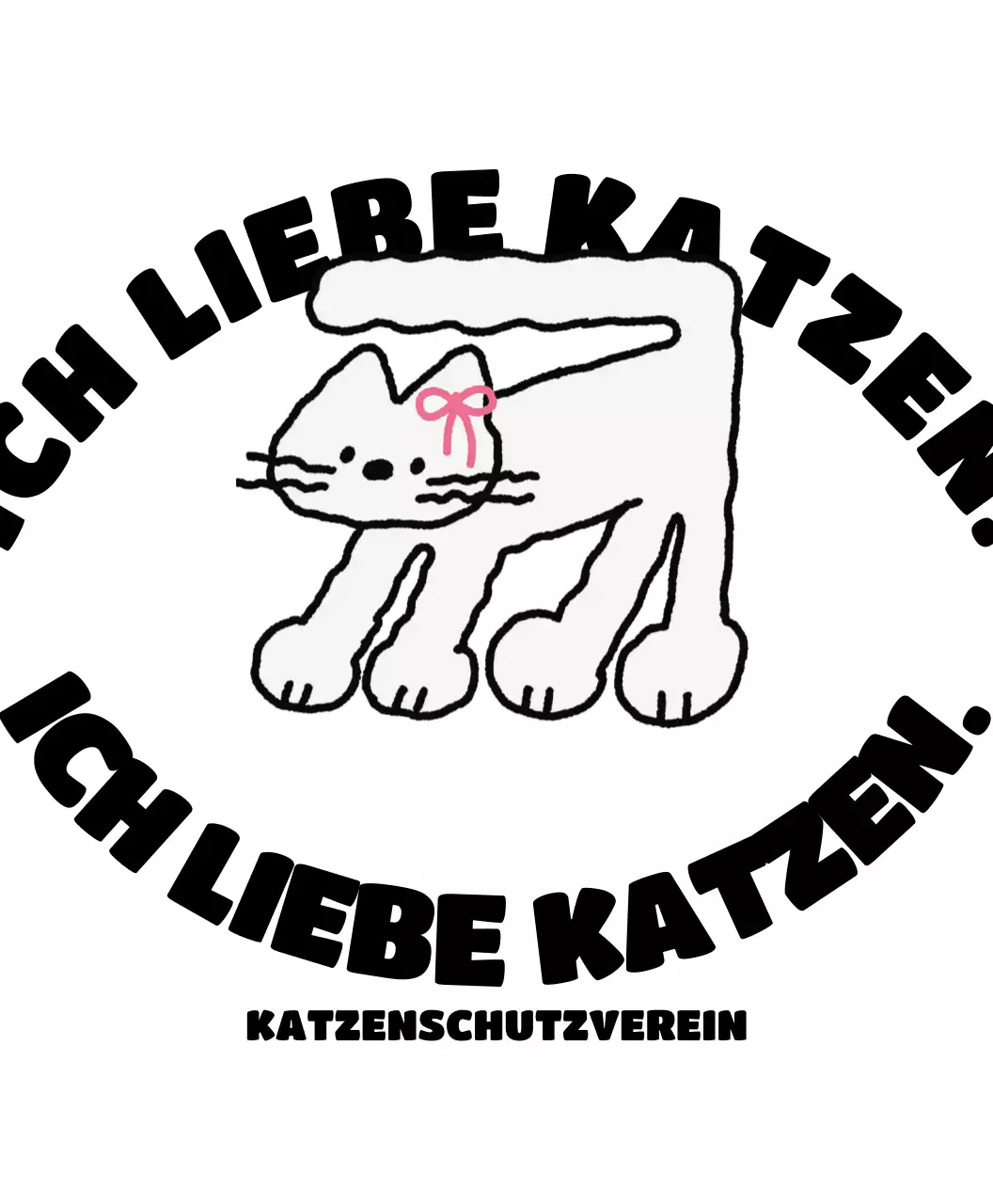 Black Simple Tierschutzkampagne