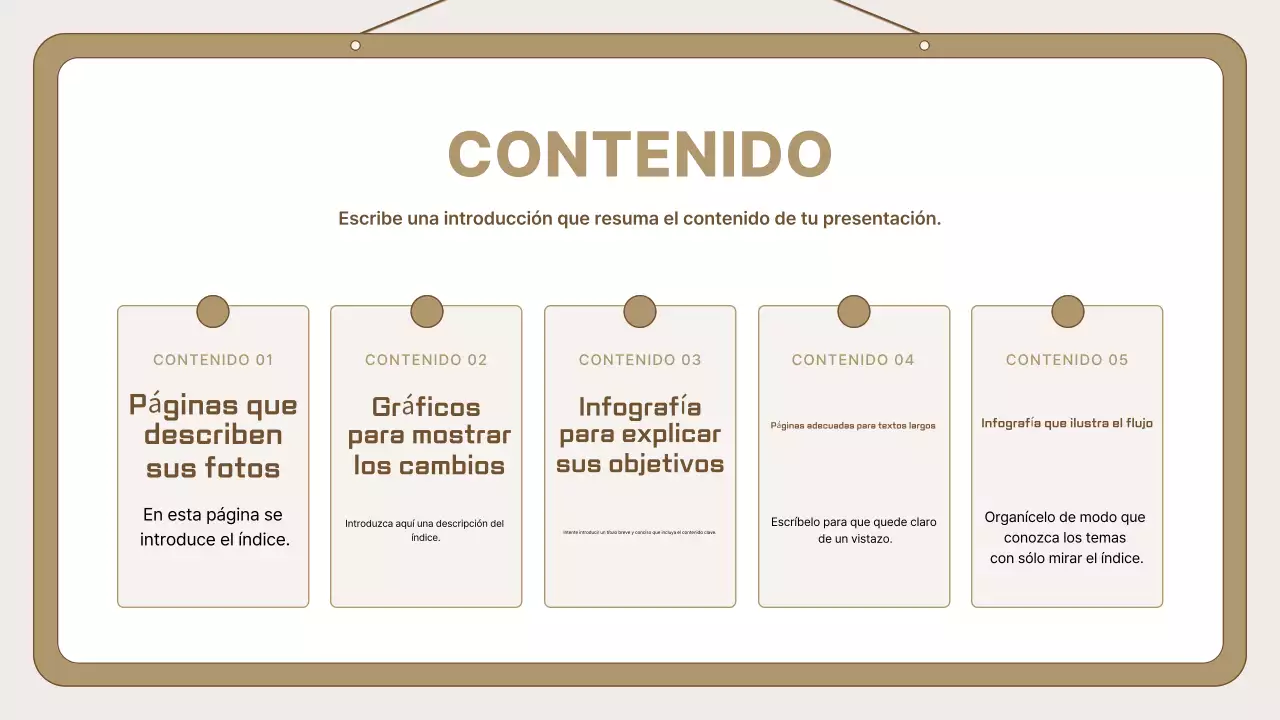 Plantilla Beige Anuncio