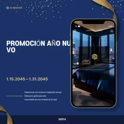 promoción de viajes blue modern