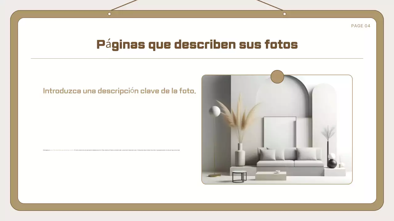 Plantilla Beige Anuncio