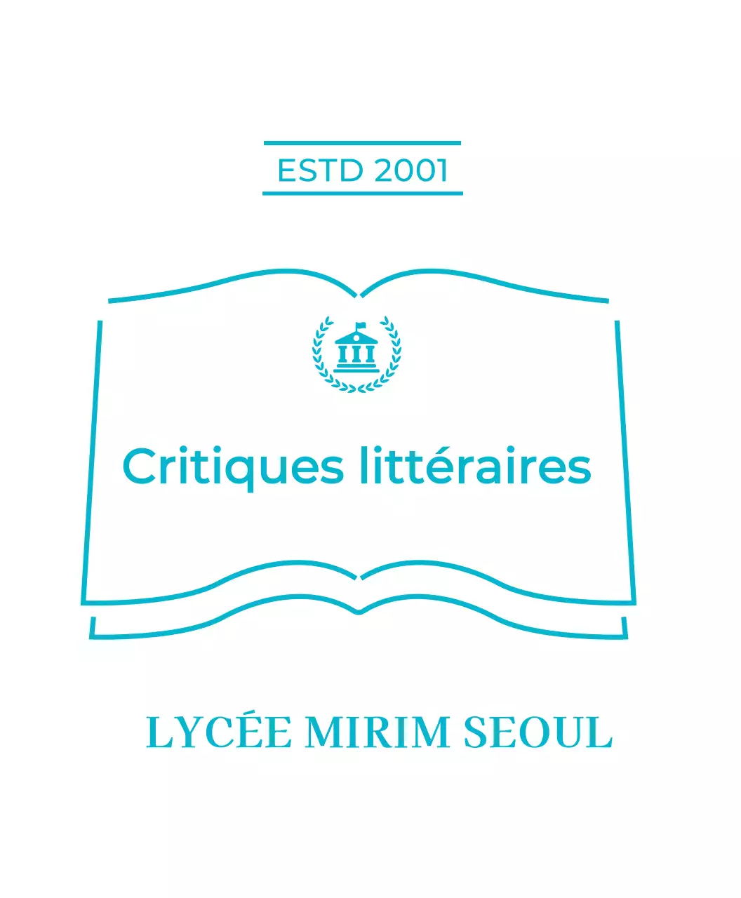 Concours de lecture Light Blue Simple