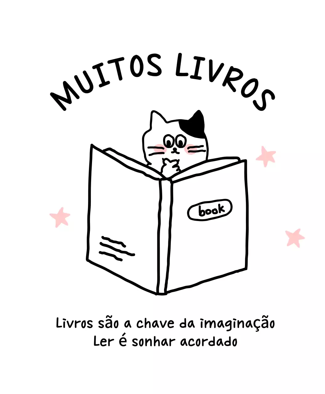 Ilustrações de leitura giras