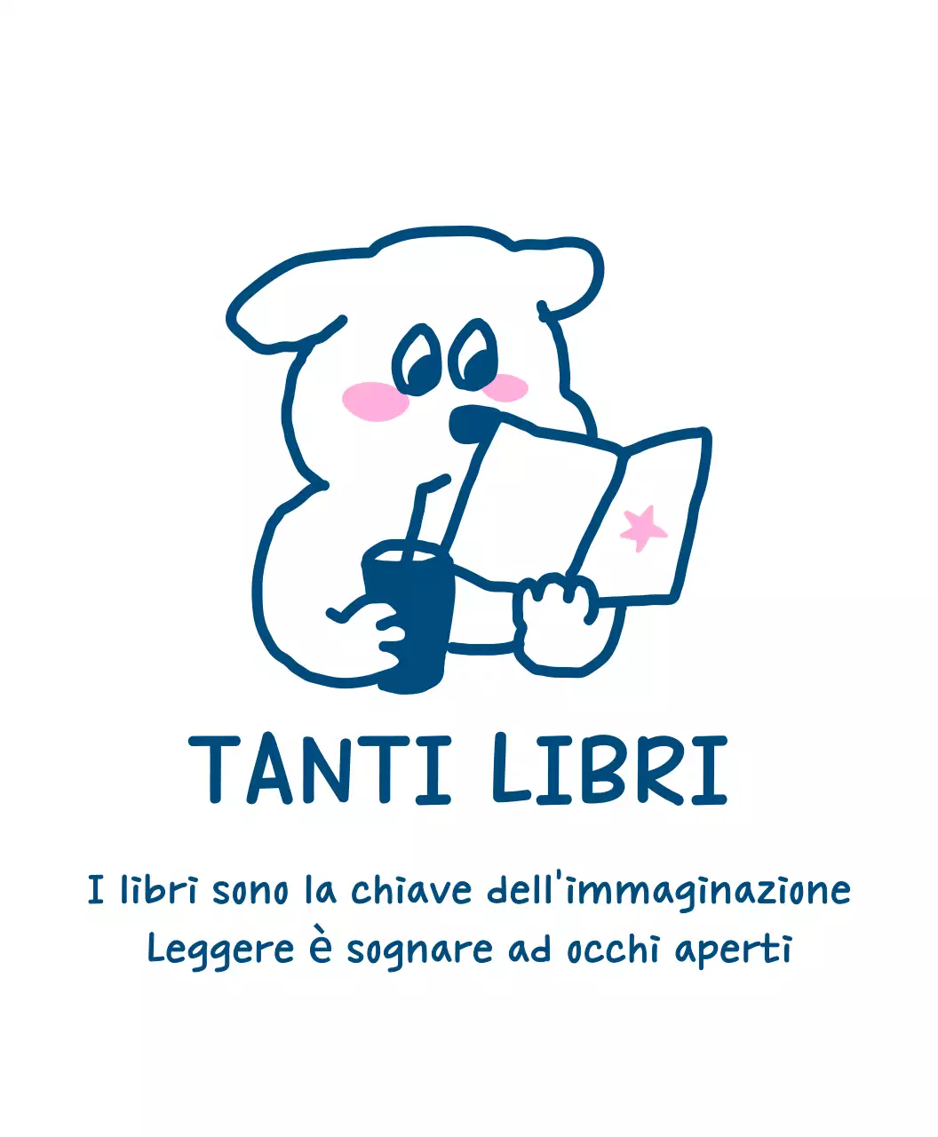 Illustrazioni di lettura molto carine