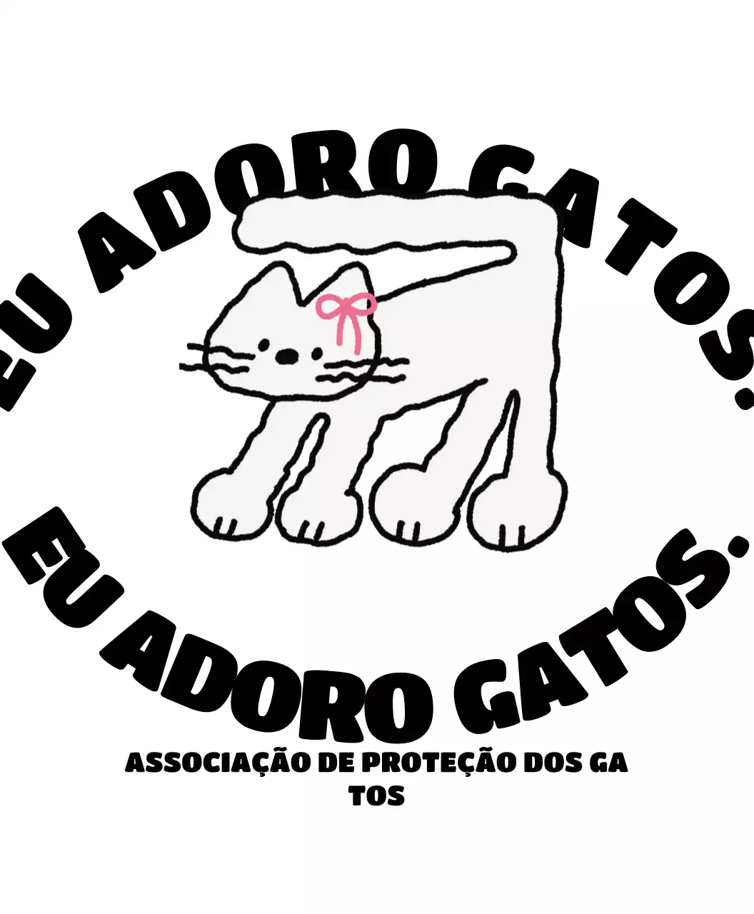 Campanha de proteção dos animais Black Simple