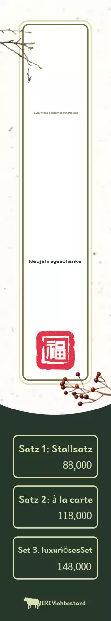 Förderung des traditionellen Beige-Neujahrs