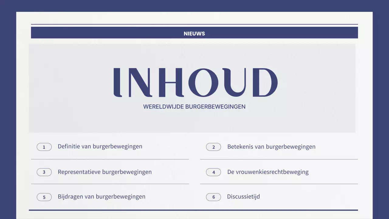 blauw vintage burgerlijk nieuws