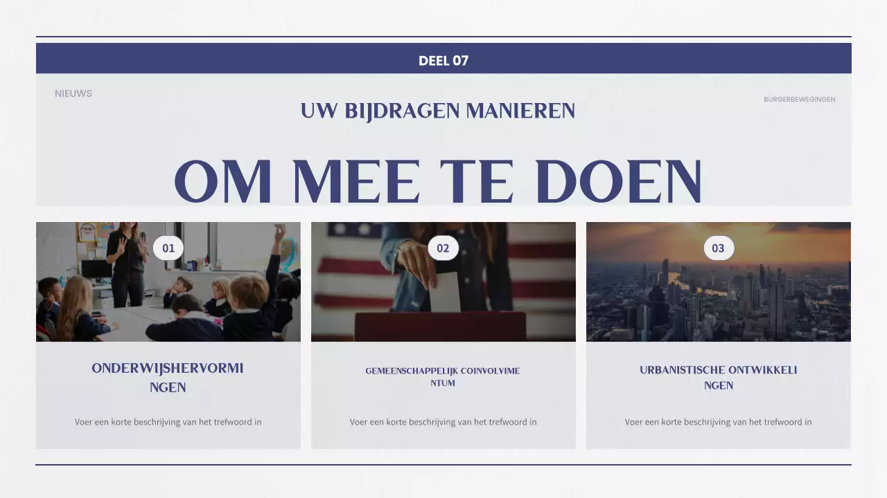 blauw vintage burgerlijk nieuws