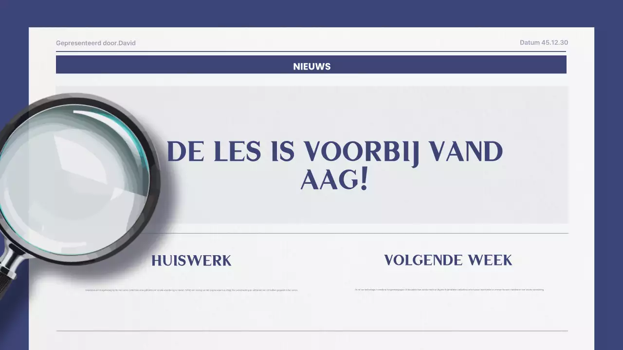 blauw vintage burgerlijk nieuws