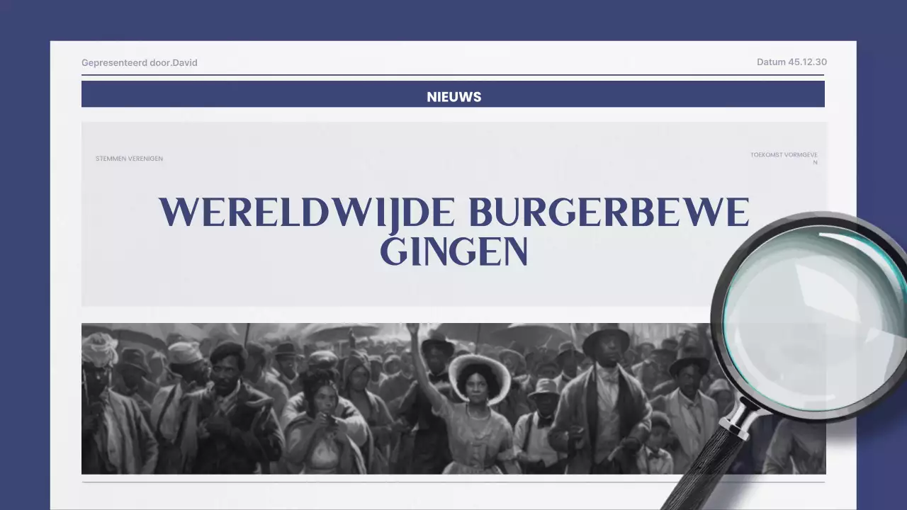blauw vintage burgerlijk nieuws