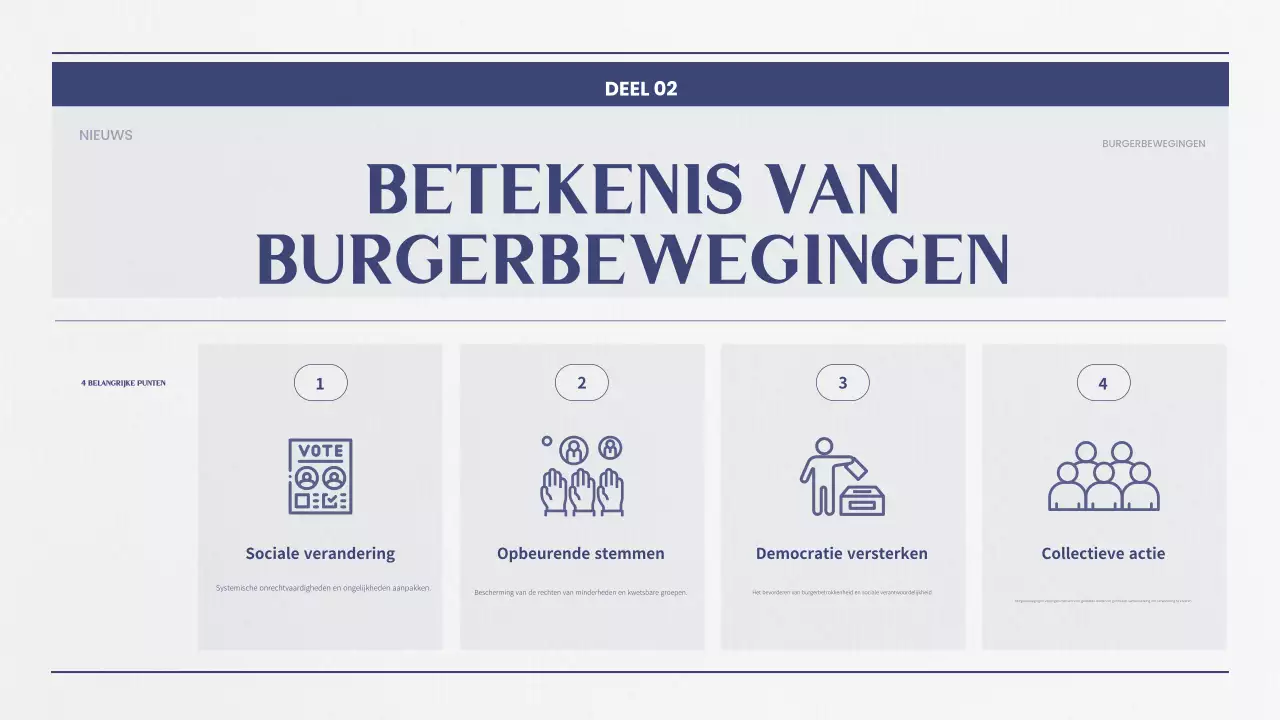 blauw vintage burgerlijk nieuws