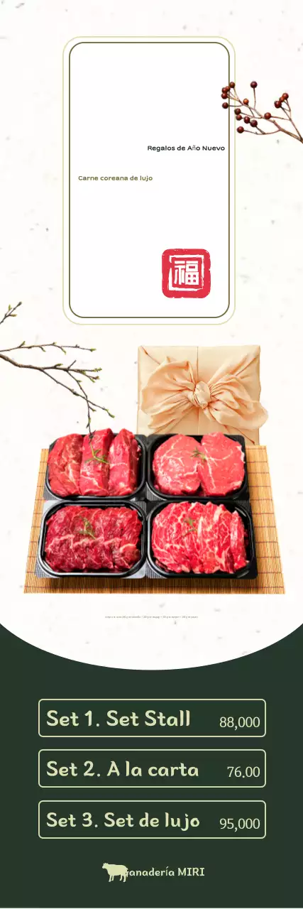 Regalos tradicionales del Año Nuevo chino en beige