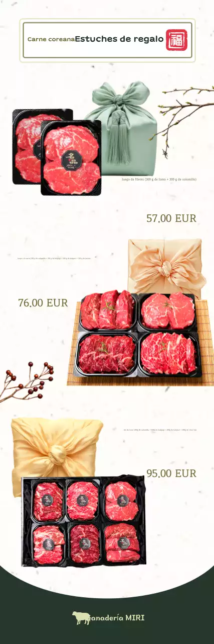 Regalos tradicionales del Año Nuevo chino en beige