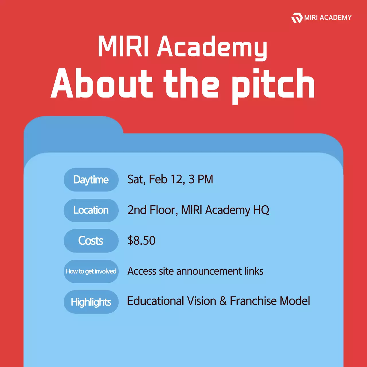 Carrossel do Instagram para anúncios de reunião de negócios moderna vermelha