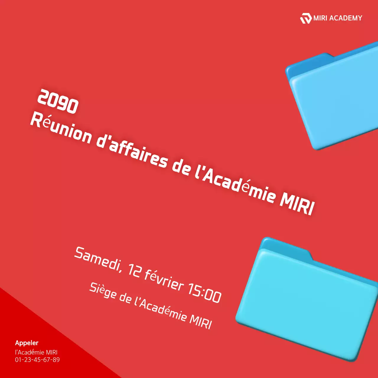 À propos du briefing moderne rouge