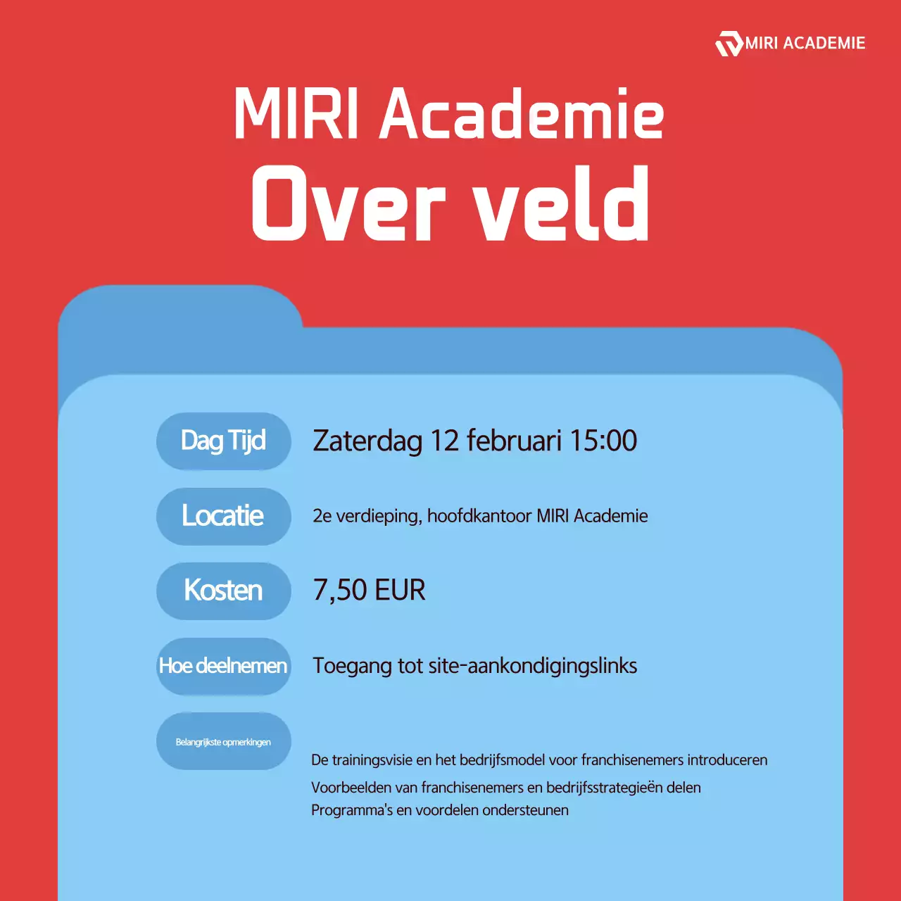 Over de Red Modern briefing