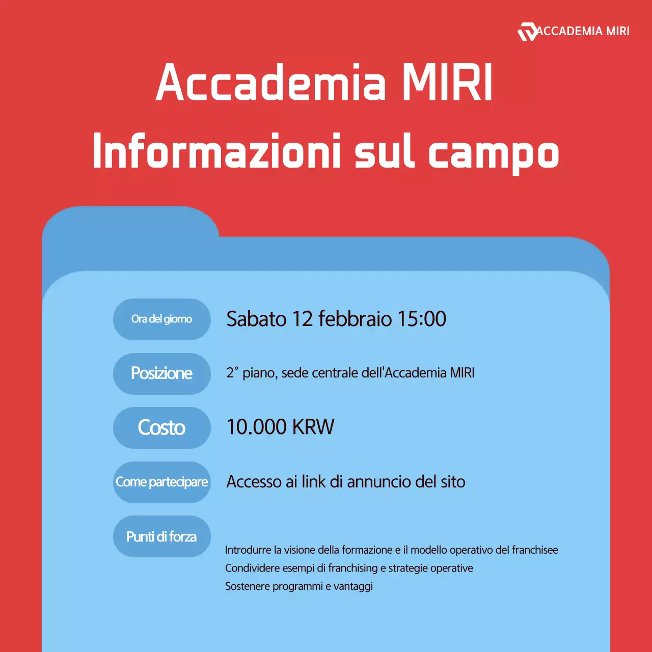 Informazioni sul briefing Red Modern