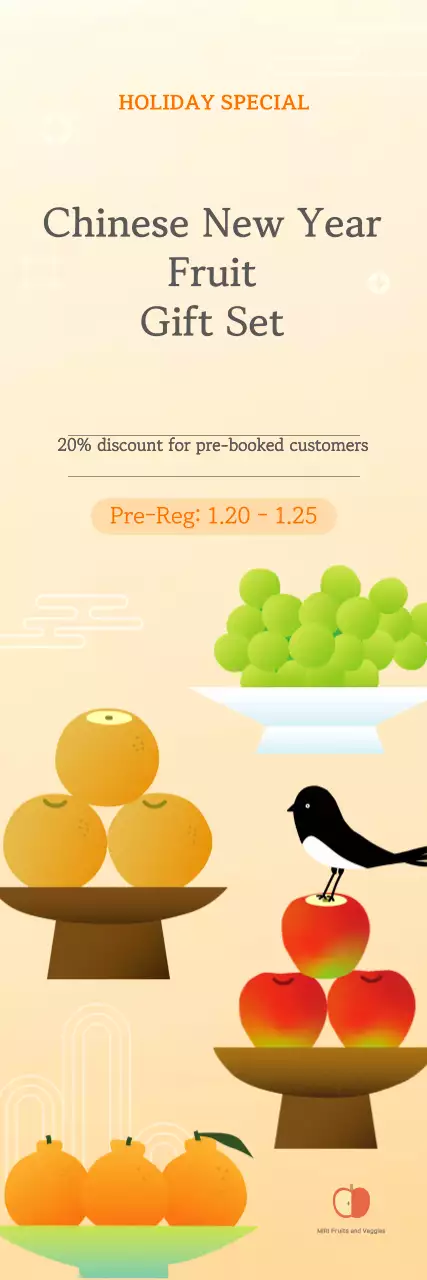 Promote beige traditional Chinese New Year products