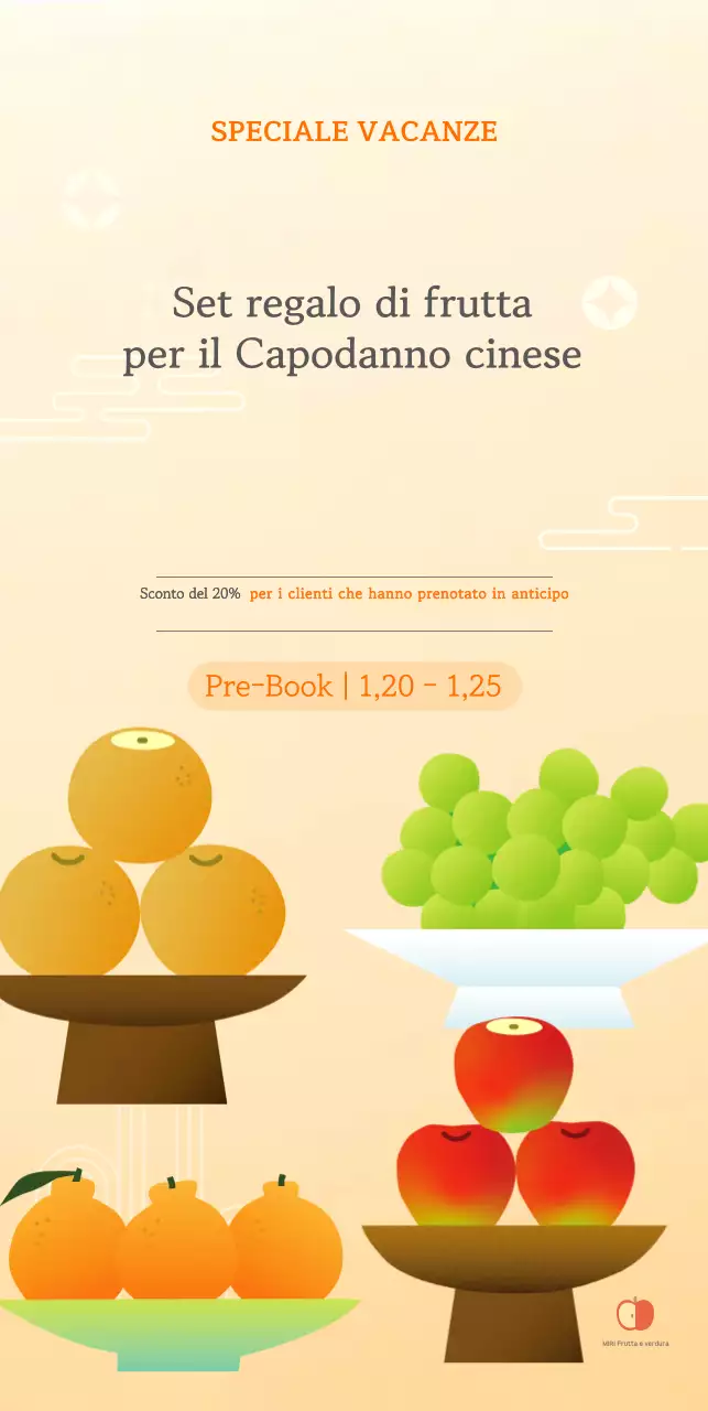 Promozione del Capodanno cinese tradizionale beige