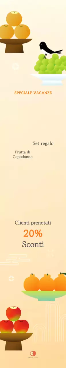 Promozioni tradizionali per le festività arancioni