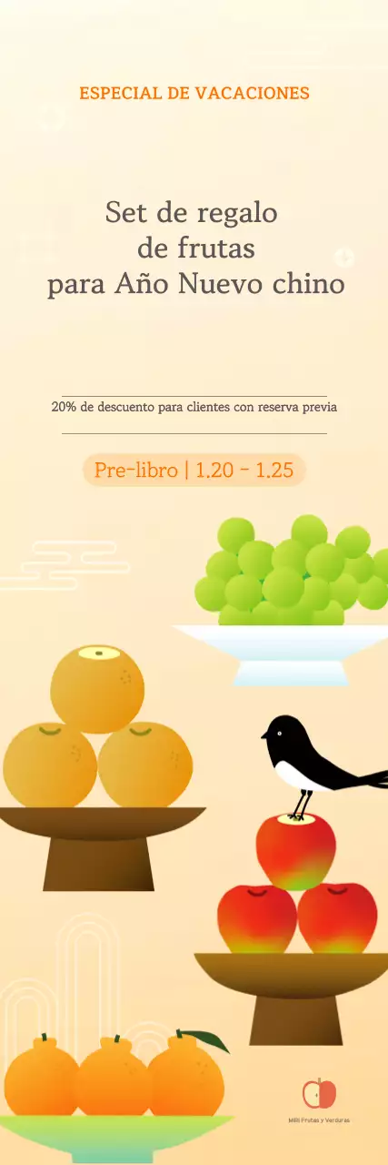 Promocionar los productos tradicionales de color beige del Año Nuevo chino