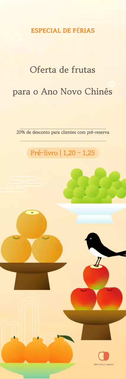 Promover produtos bege tradicionais do Ano Novo Chinês