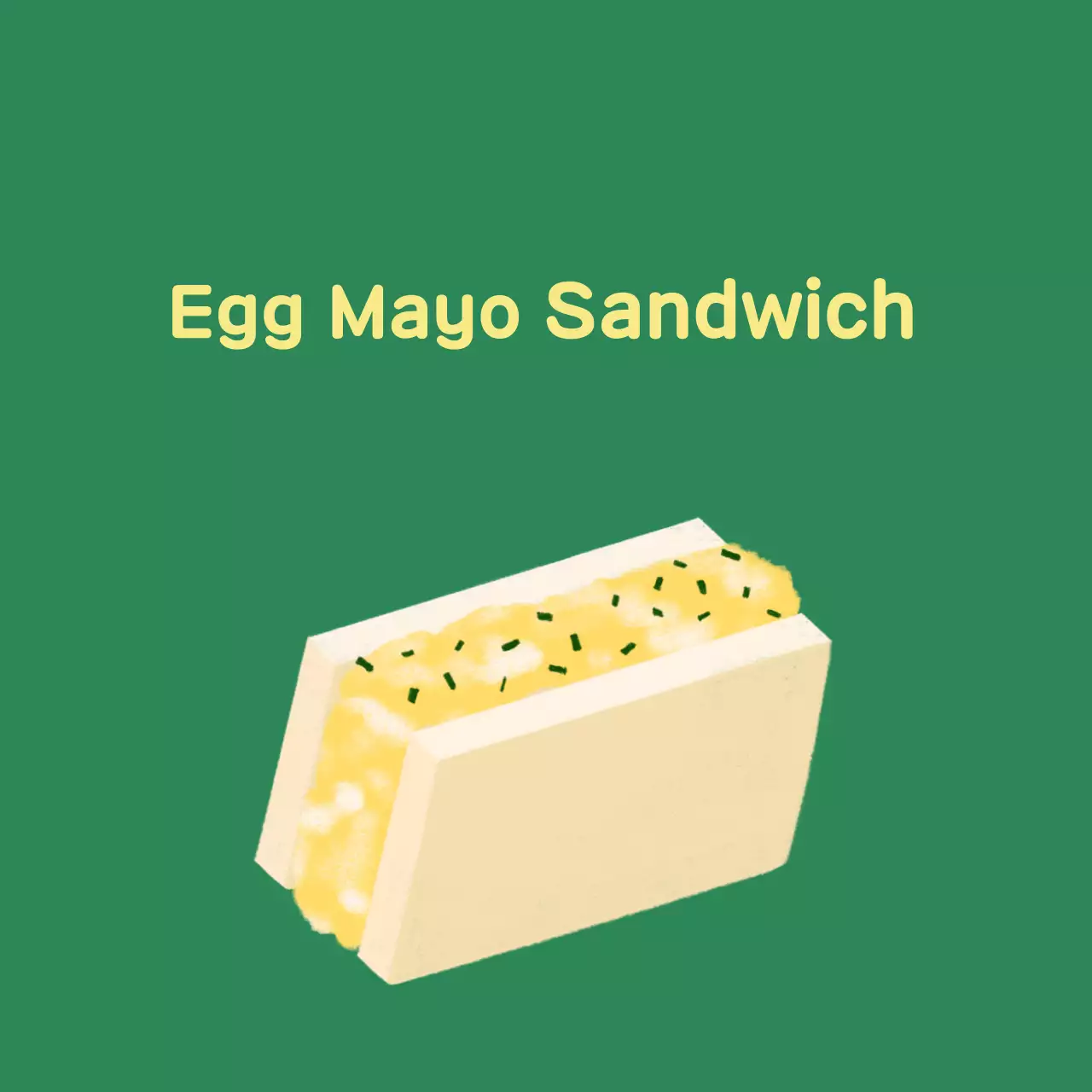 Green Simple Sandwich Menu Guide