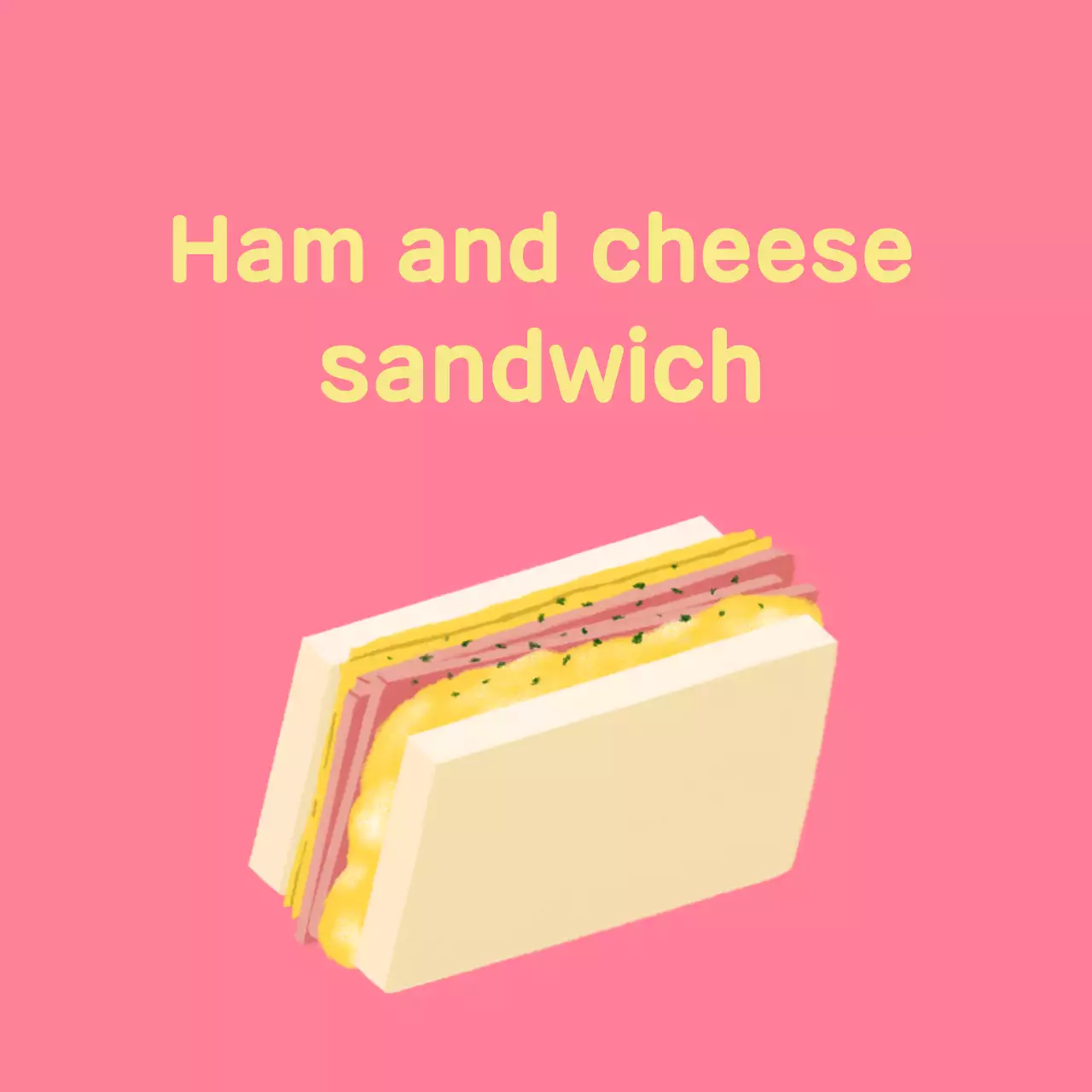 Hướng dẫn thực đơn Sandwich đơn giản màu xanh lá cây