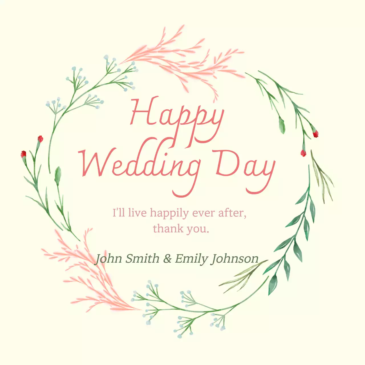 lời mời đám cưới đơn giản màu ngà