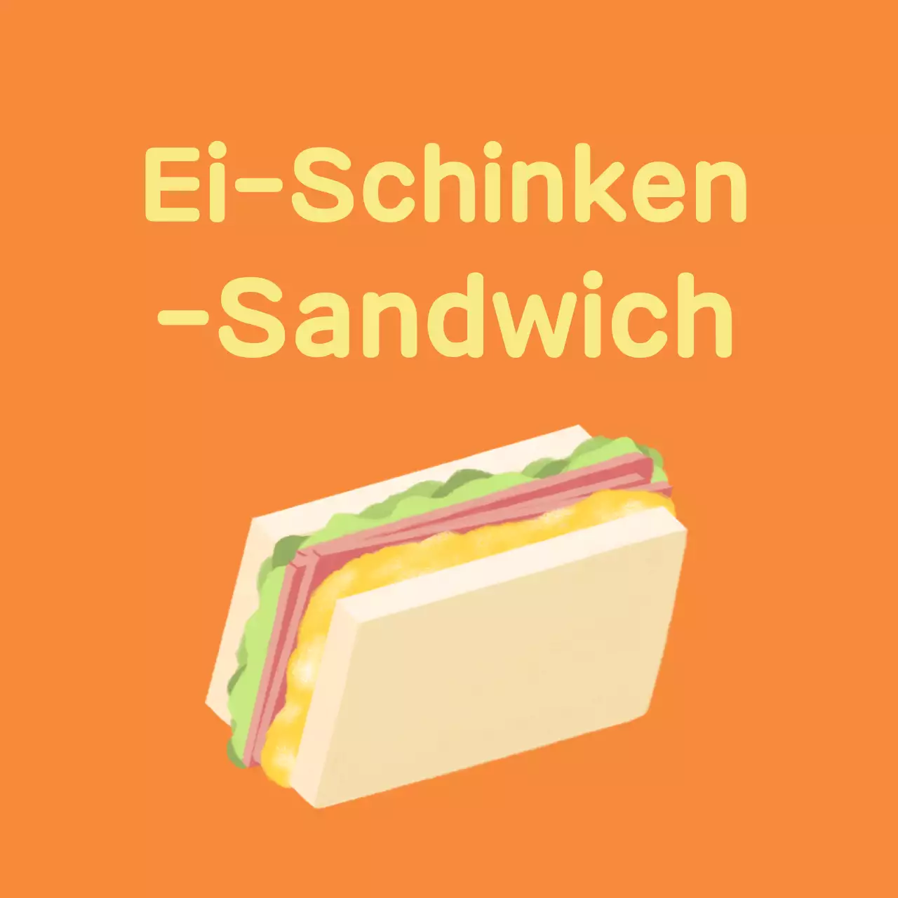 Green Simple Sandwich Menüführer