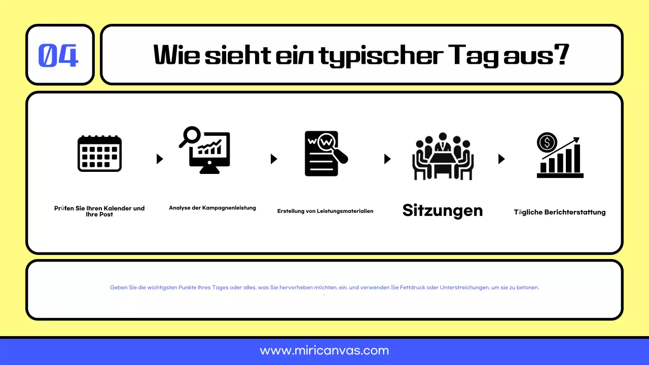 Gelbe und blaue saubere Vermarkter-Karriereressourcen