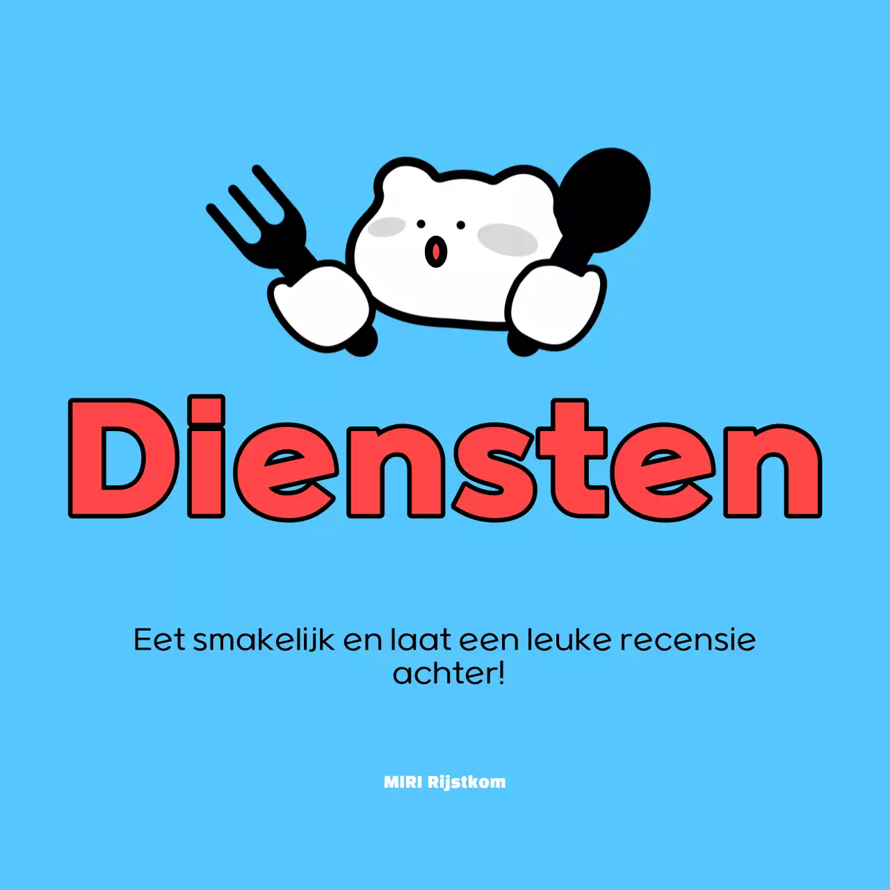 Rode eenvoudige pittige sticker