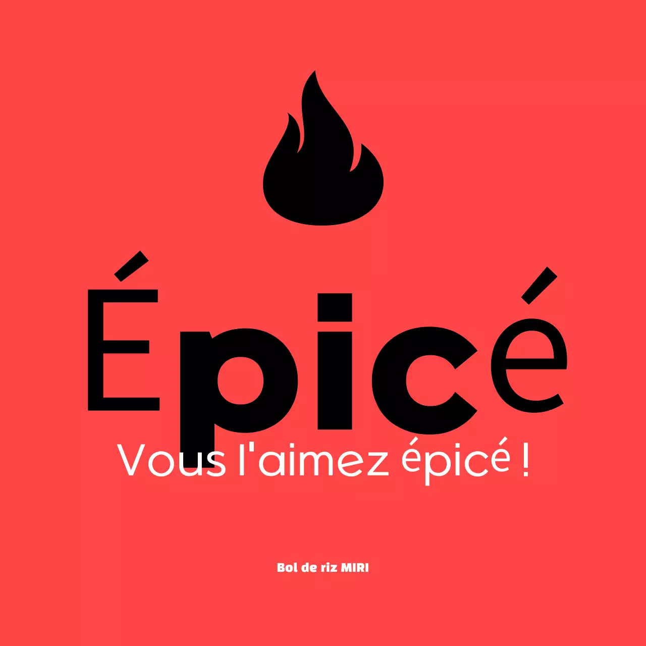 Autocollant rouge simple et épicé