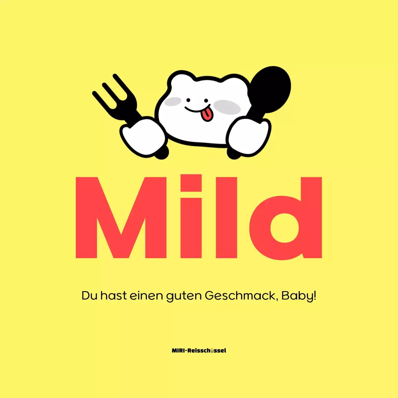 Roter einfacher würziger Aufkleber