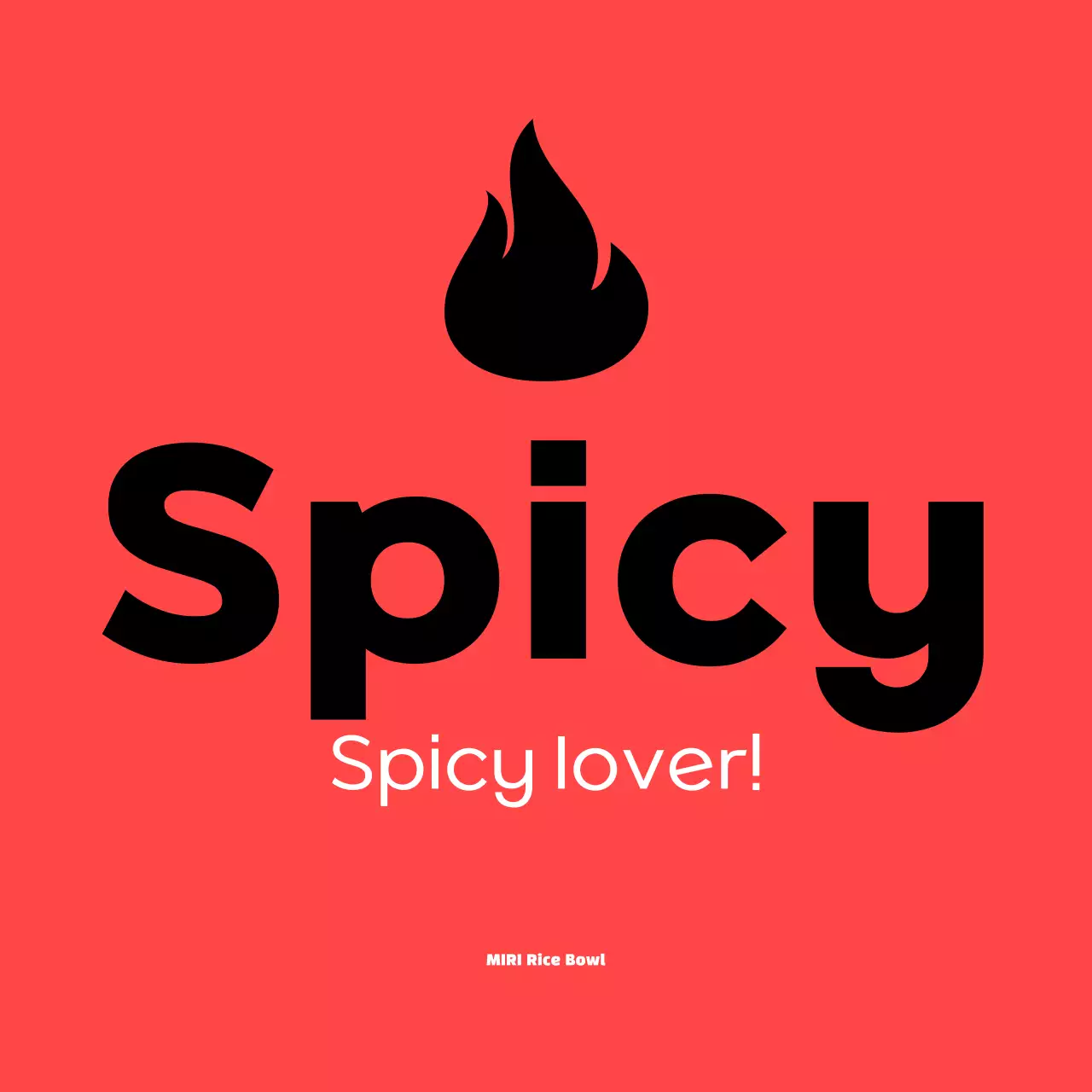 Red Simple Spicy Sticker