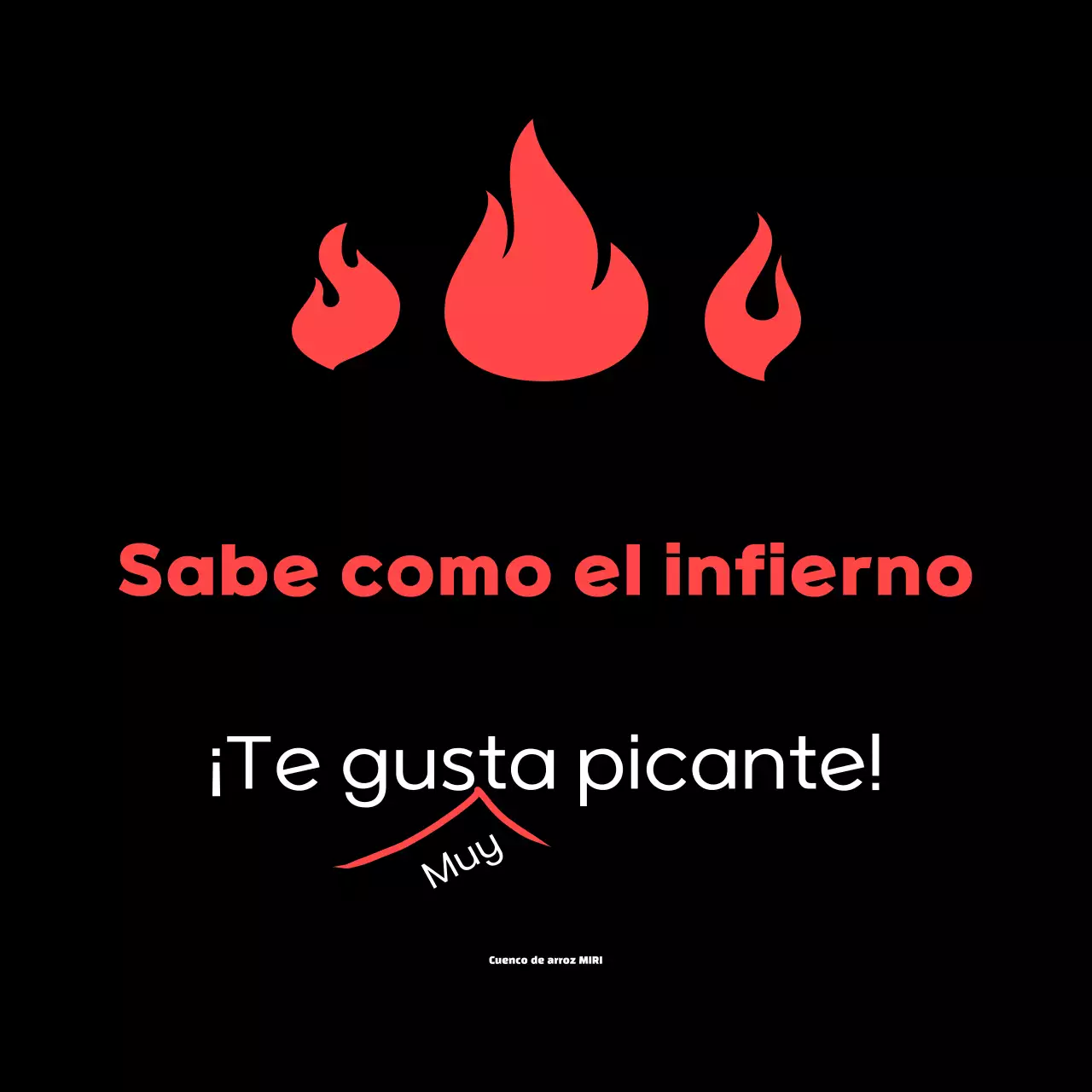 Adhesivo rojo Simple Spicy