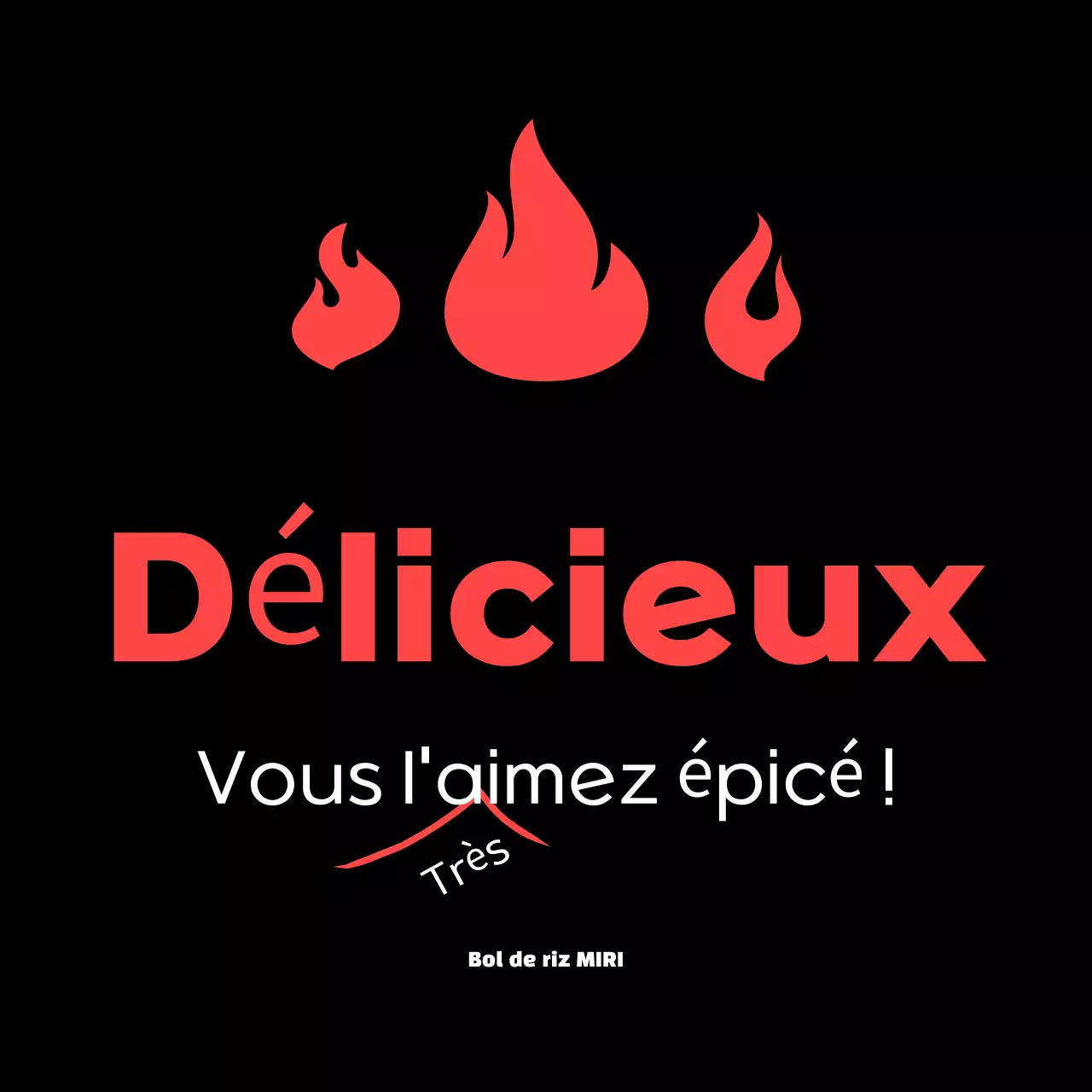 Autocollant rouge simple et épicé