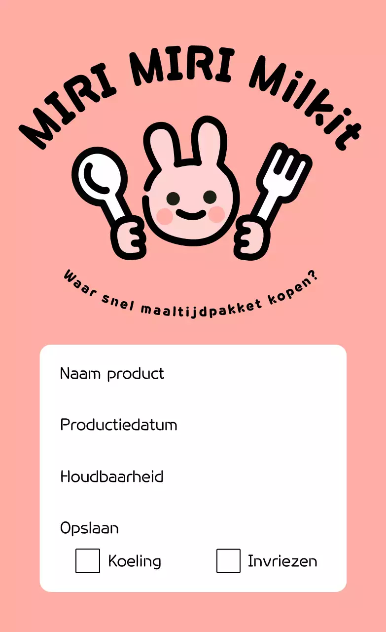 Gele schattige maaltijdetiketten