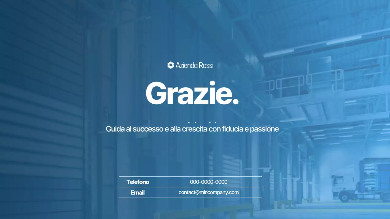 Blu Moderno Pianificazione della proposta