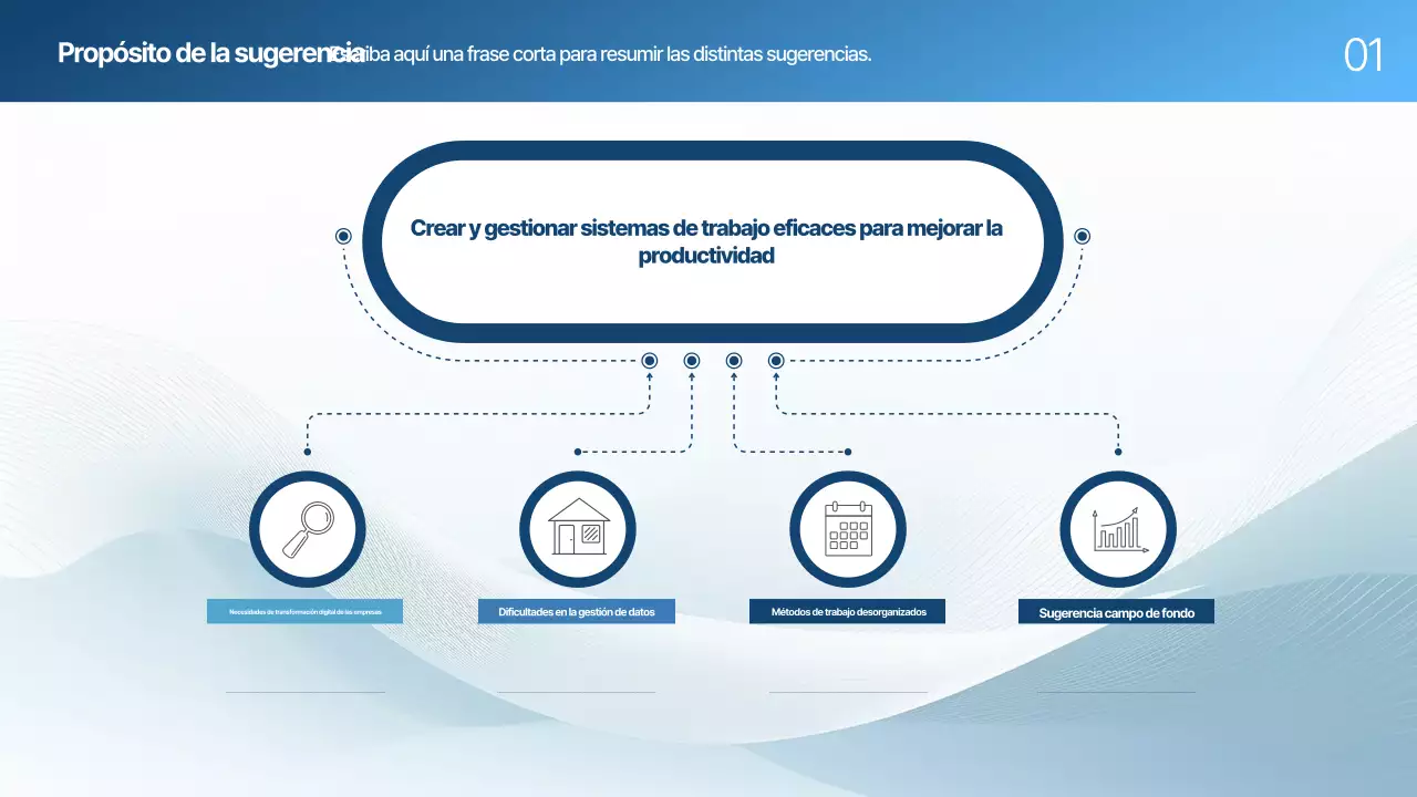 Blue Modern Planificación de propuestas