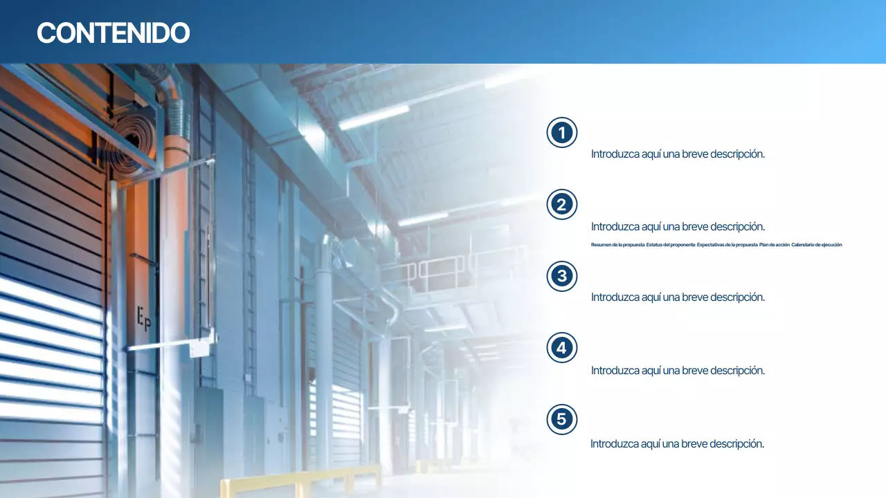 Blue Modern Planificación de propuestas