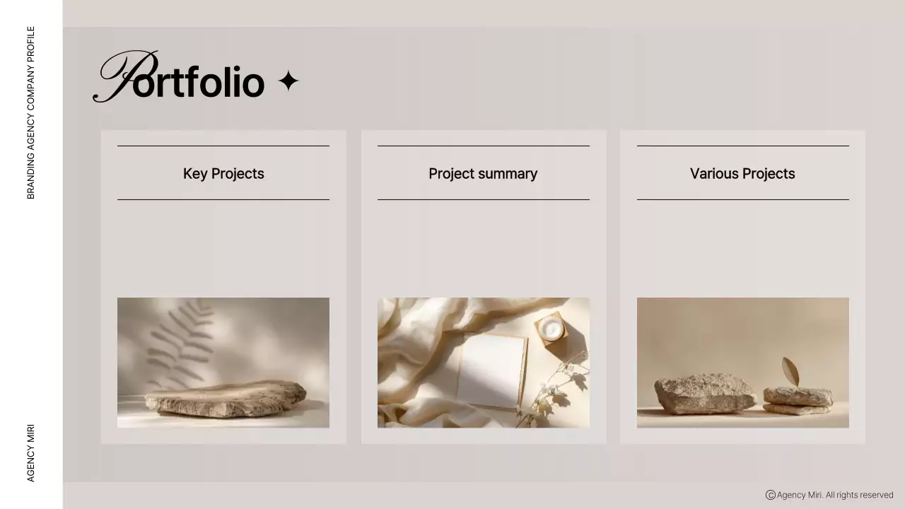 Apresentação de documento de marca profissional cinza