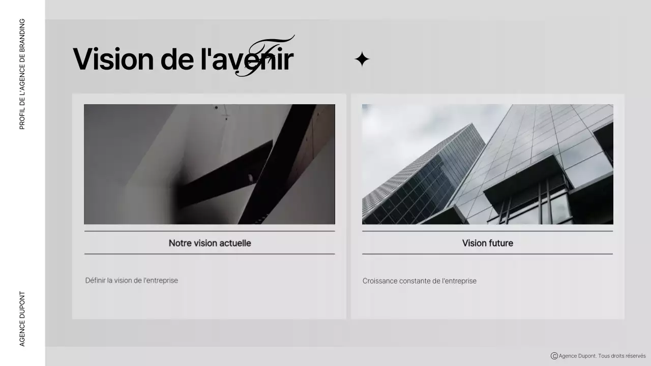 Description du profil de l'entreprise Brown modern