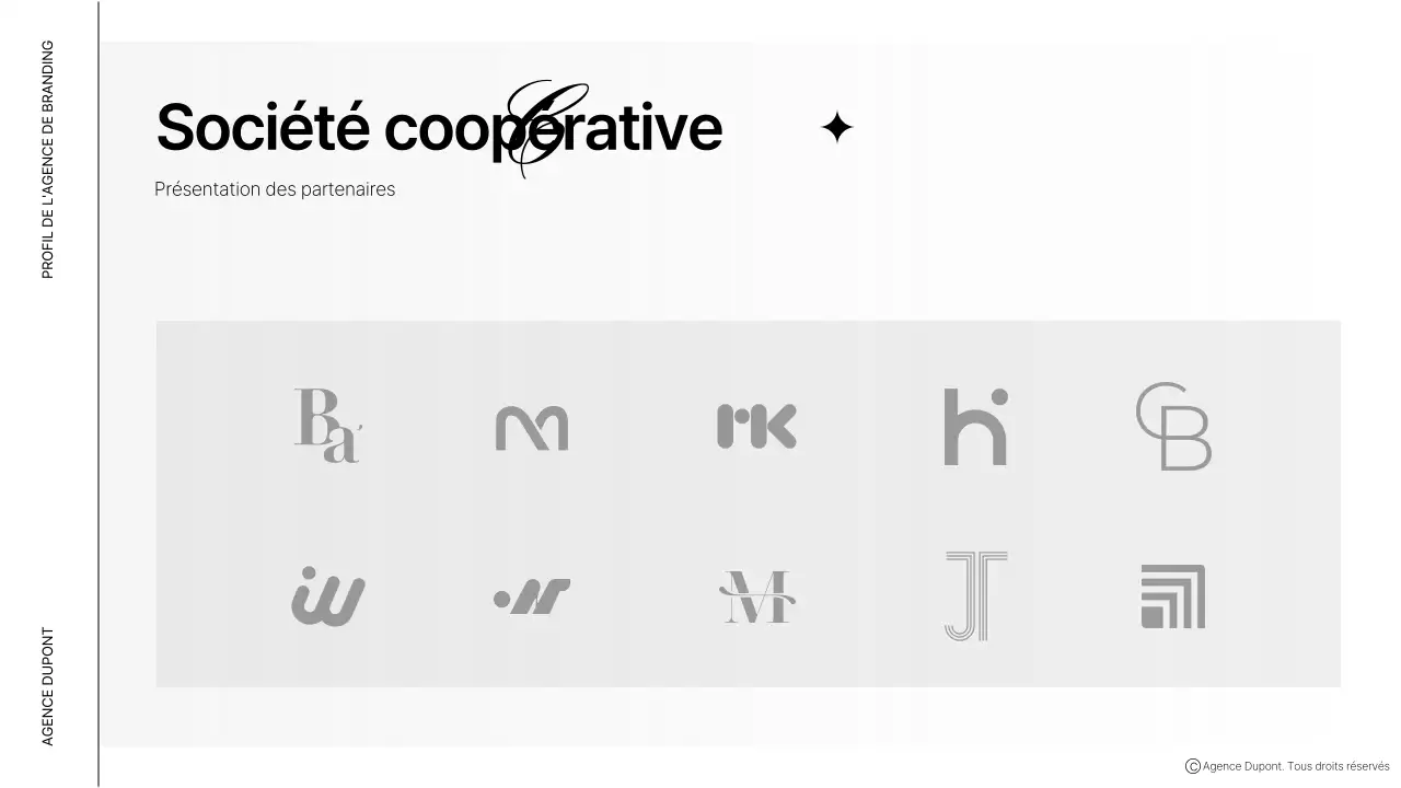 Description du profil de l'entreprise Brown modern