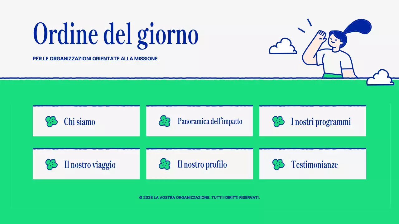 newsletter dell'ong verde moderna