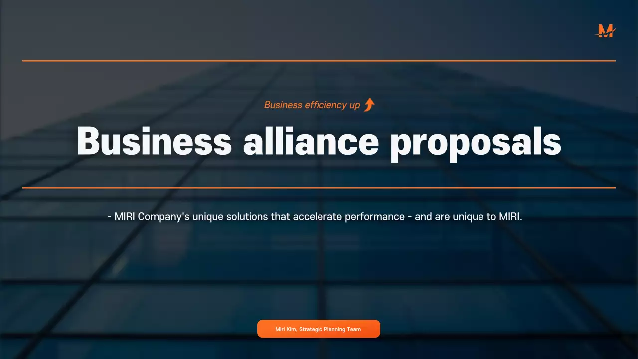 Blue Professional Business Proposal Presentation