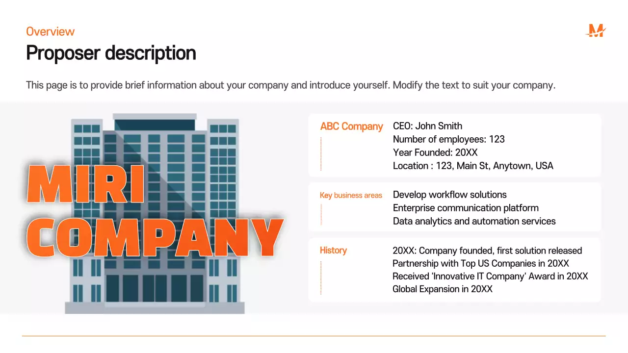 Blue Professional Business Proposal Presentation