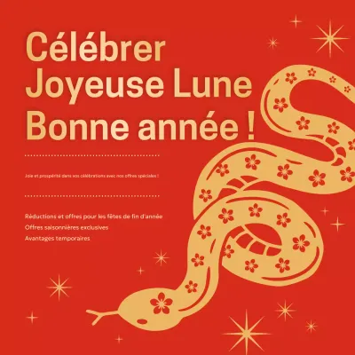 promotion de la fête traditionnelle rouge