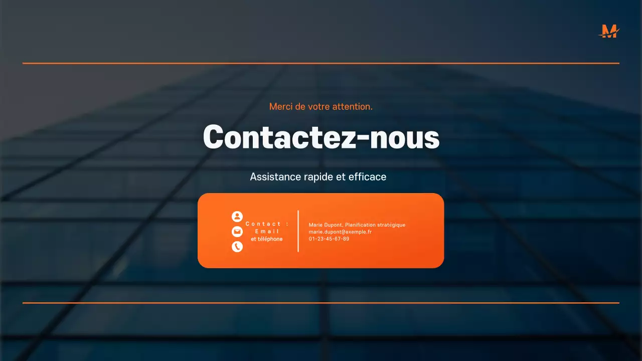 Proposition d'entreprise moderne bleue Proposition