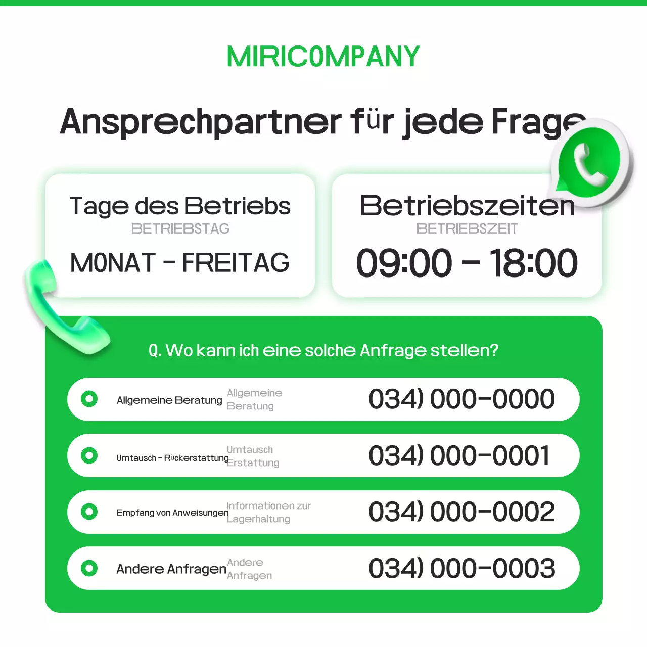 Ankündigung der abstrakten Bereinigung